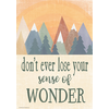 Teacher Created Resources Moving Mountains - Don't ever lose you sense of wonder poster