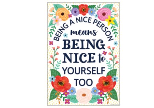 Teacher Created Resources Being A Nice Person Positive Poster