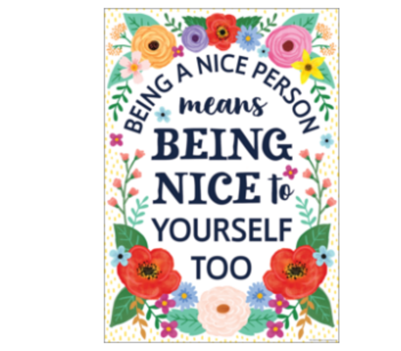 Being A Nice Person Positive Poster