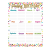 Teacher Created Resources Confetti Happy Birthday Chart*