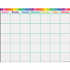 Teacher Created Resources Colourful Calendar Write-on/Wipe-off Chart*