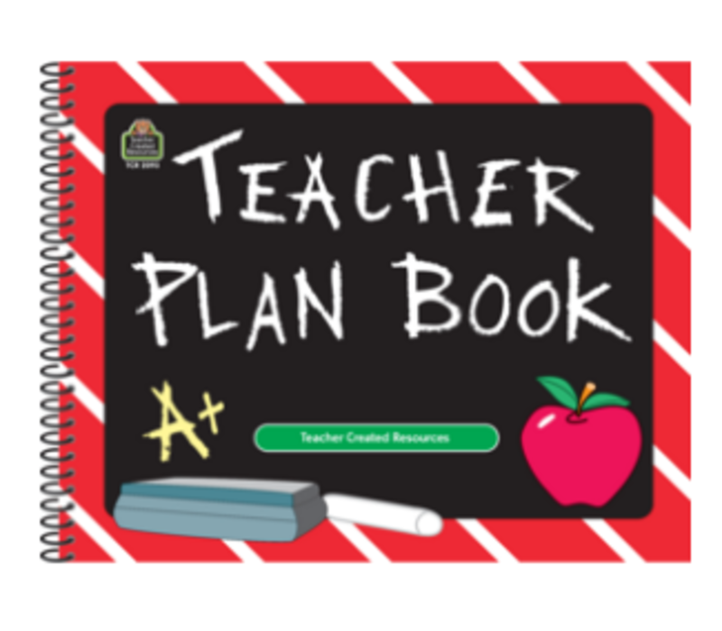 Chalkboard Teacher Planner Book