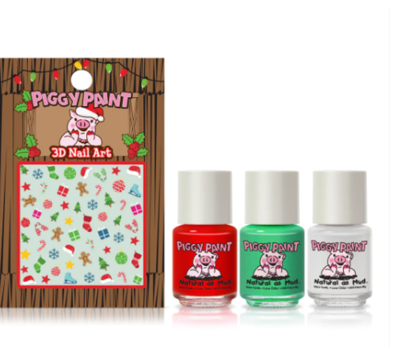 Santa's Sweetie  Gift Set Nail Piggy Paint*