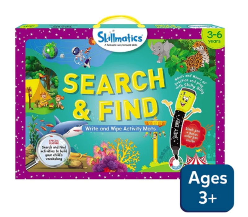 Search & Find Write and Wipe Activity Mats