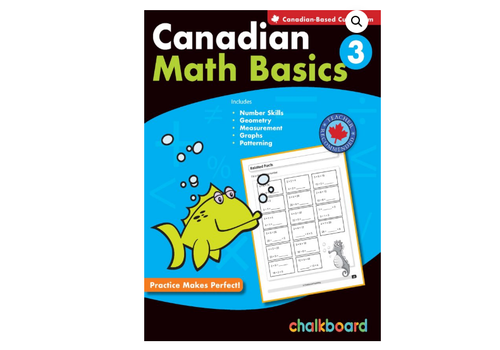 Chalkboard Publishing Canadian Math Basics 3