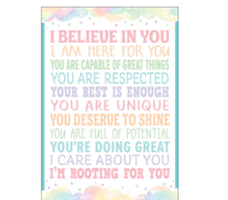 I Believe In You Positive Poster*