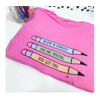 Lessons In Positivitiy Pencil Affirmation T-shirt SM-XL