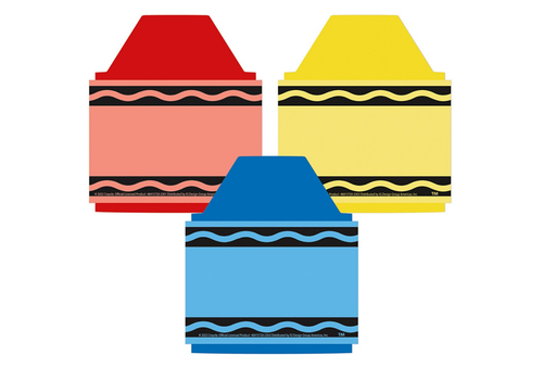 EUREKA Crayola Crayons Paper Cut-outs (D)*