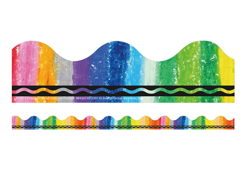 EUREKA Crayola Rainbow Deco Trim (D)*
