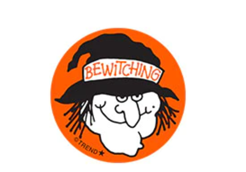 Trend Enterprises Bewitching Licorice Scent Retro  Scratch 'n Sniff Stickers