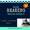 Early Reading Skills FALL 2026 - Level 2: TUESDAYS, 5:15-6:15pm