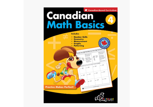 Chalkboard Publishing Canadian Math Basics 4