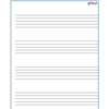 Trend Enterprises Music Staff Wipe Off Paper (D)*