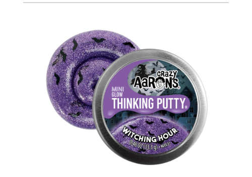 crazy aarons Crazy Aaron's Witching Hour Glow in the Dark Thinking Putty  Mini Tin