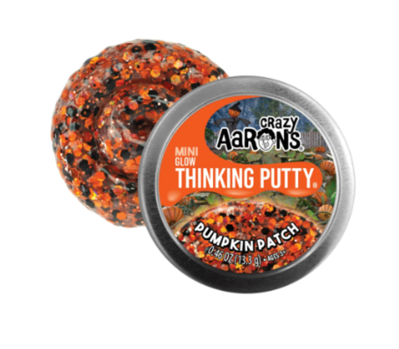 Crazy Aaron's  Pumpkin Patch Glow in the Dark Thinking Putty  Mini Tin