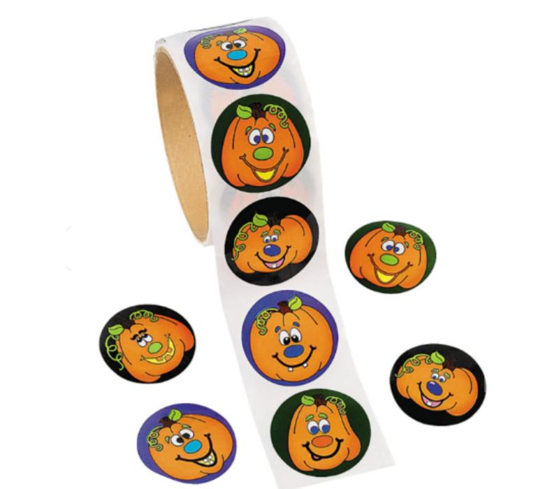 Jack-O-Lantern Roll Stickers
