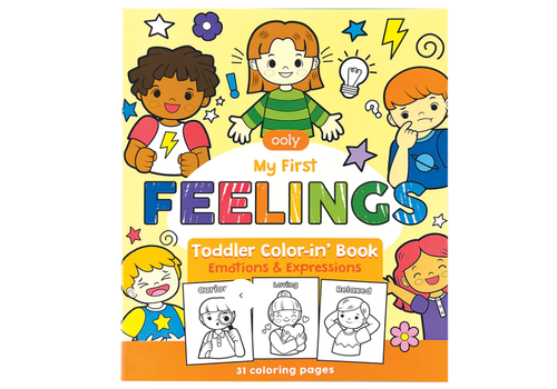 ooly My First Feelings Toddler Colour-In Book