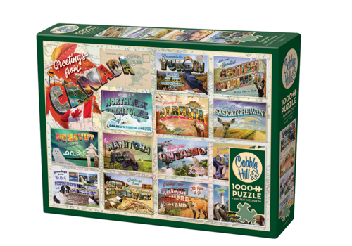 outset media Greetings from Canada Puzzle - 1000 pieces Cobble Hill