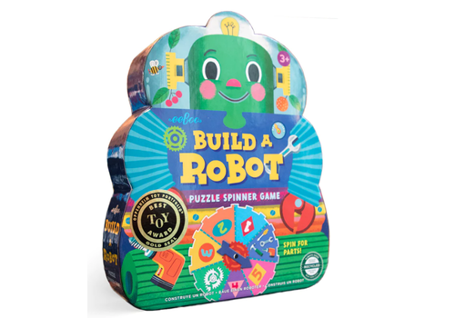 Eeboo Build A Robot Spinner Game *