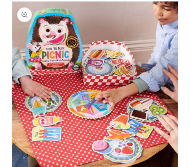 Spin to Play Picnic Gather Food With Friends! Game