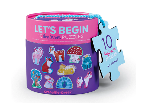 Crocodile Creek Let's Begin 2-Piece Puzzle - Unicorn*