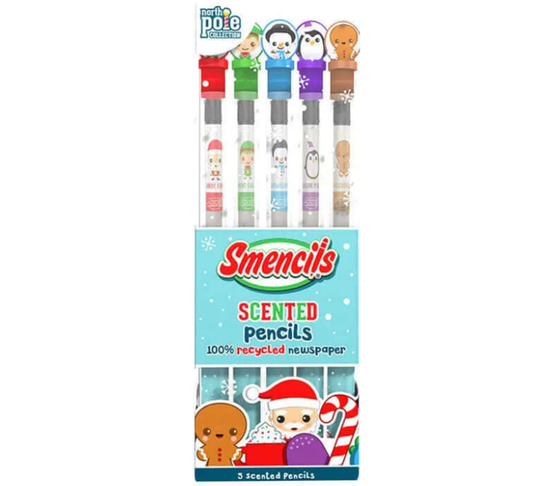 Holiday Smencils (pack of 5)
