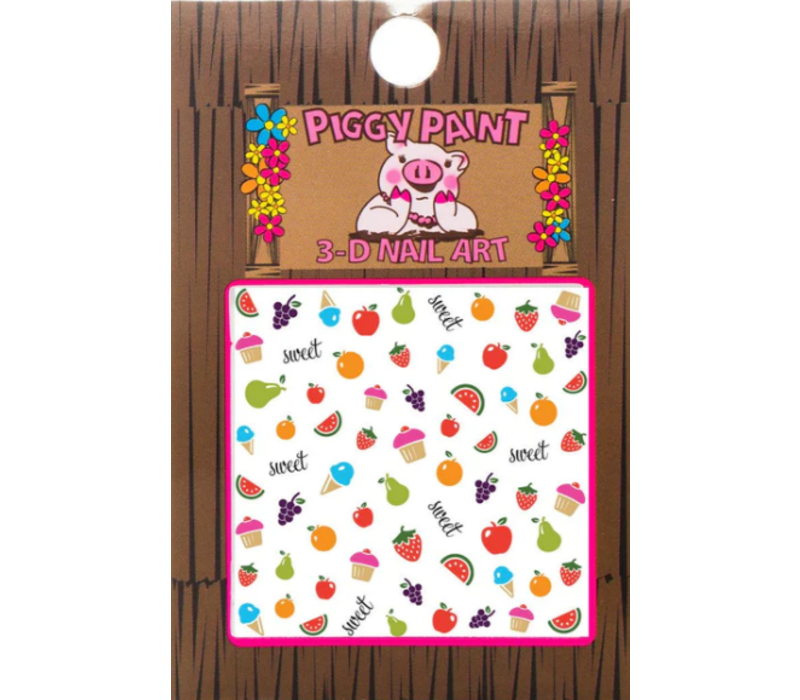 3D Sweetie Nail Art-Piggy Paint *