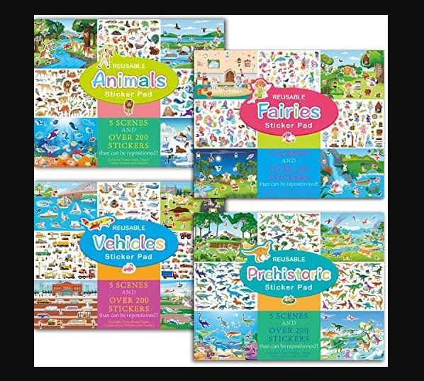 Animals Habitats Reusable Sticker Activity Book Learning Tree