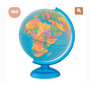 Adventurer 12″ Blue Raised Relief Desk  Globe with Stand