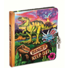 PEACEABLE KINGDOM Danger Keep Out - Dinosaur Glow in the Dark Lock & Key Diary