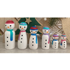 AshPaint Things Snow Family Peg Doll Set