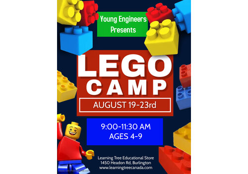 Young Engineer LEGO Bricks! Summer Camp - Aug 19-23   AM SESSION
