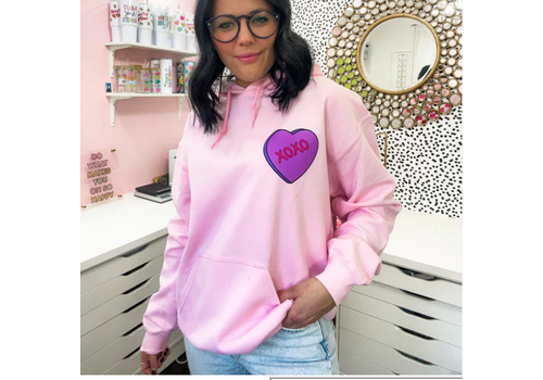 Lessons In Positivitiy Affirmation Pink Sweater  Sizes: small