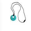 Turquoise Circle Chewy Pendant