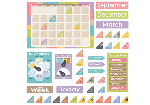 Trend Enterprises Good To Grow Calendar Bulletin Board Set