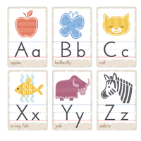 Good Nature Alphabet Cards (D)*