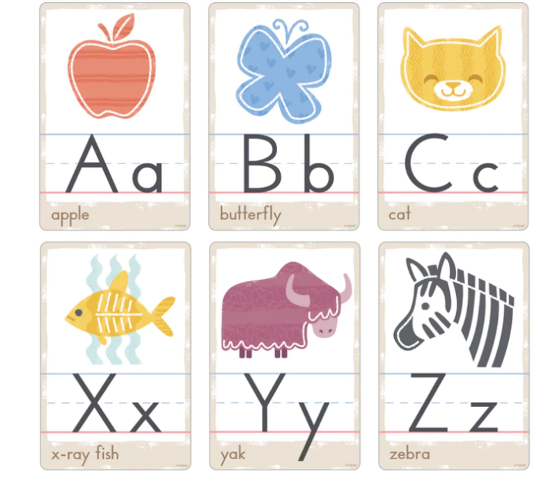 Good Nature Alphabet Cards (D)*