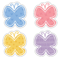 Garden Butterflies Mini Accents Variety Pack