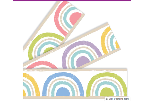Trend Enterprises Rainbow Cheer Bolder Borders (D)*