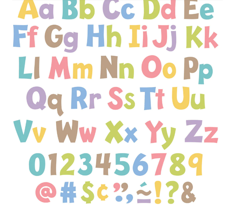 Summer Morning  4" Playful Uppercase/Lowercase Combo Pack