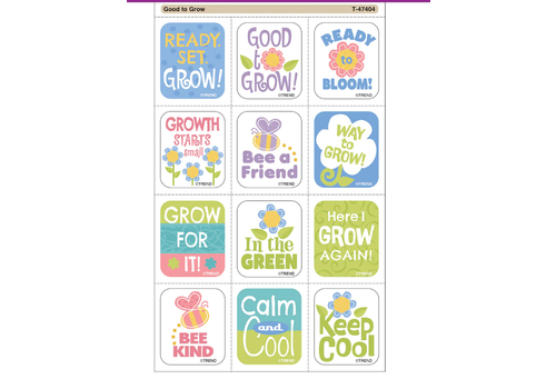 Trend Enterprises Good To Grow Tear & Share Stickers