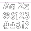 Trend Enterprises White 4" Playful Uppercase/Lowercase Combo Pack  Ready Letters