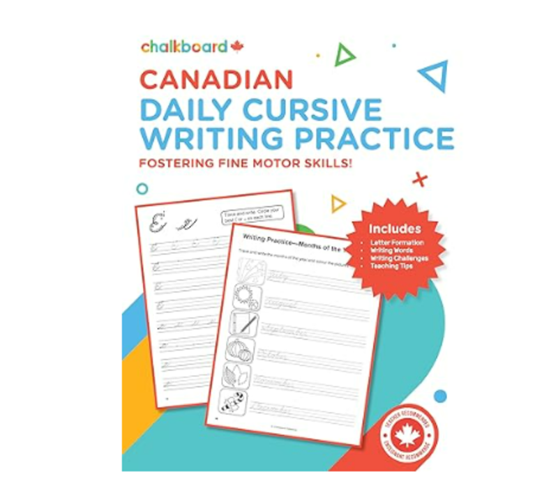 Canadian Daily Cursive Writing Practice Grades 2-4