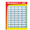 Carson Dellosa Numbers 1-100 Chart* (D)
