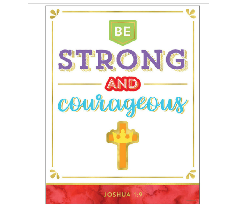 Be Strong and Courageous Chart(D)