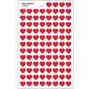 Red Hearts Super Shapes Stickers (D)