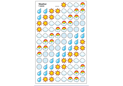 Trend Enterprises Weather  SuperShapes Stickers (D)*