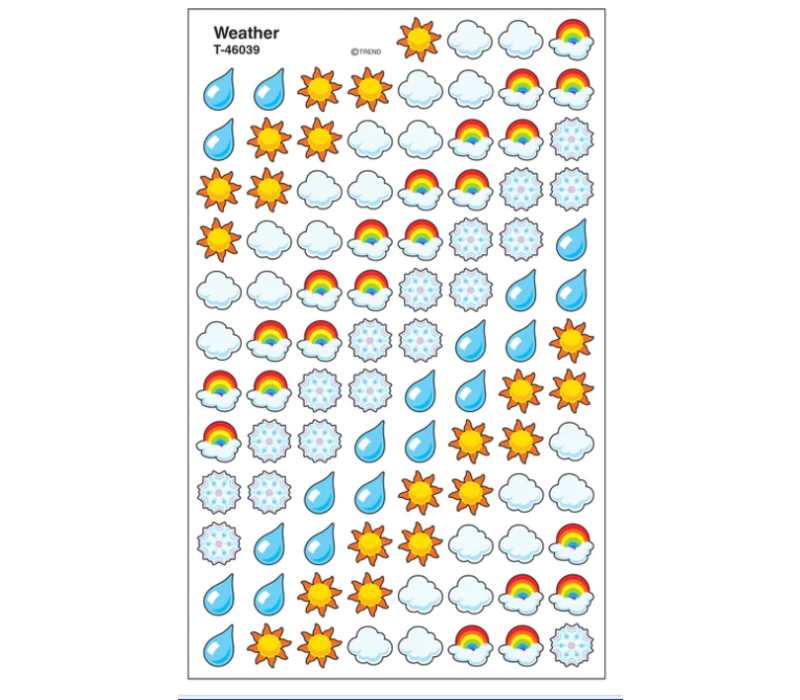 Weather  SuperShapes Stickers
