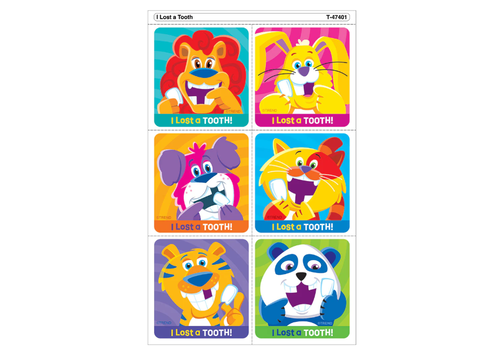 Trend Enterprises I Lost a Tooth Tear & Share Stickers*