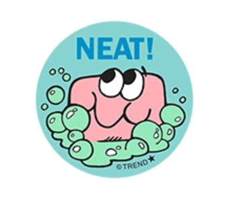 Neat! Soap Scent  Retro Scratch n Sniff Stinky Stickers*